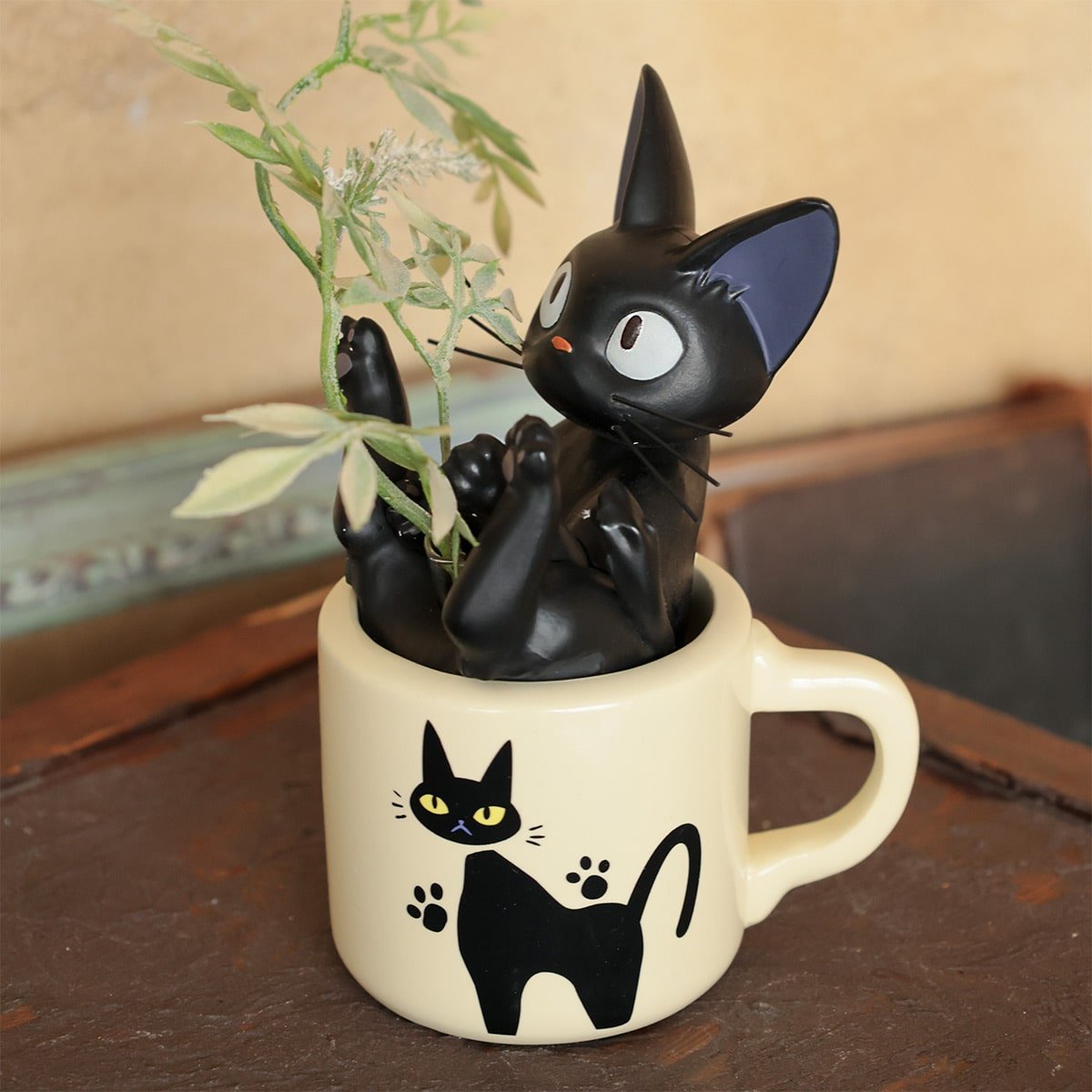 Kiki's Delivery Service Vase - Naughty Jiji's Flower Play