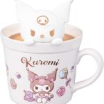 Kuromi Latte Art Mug – 3D Lid (230ml)