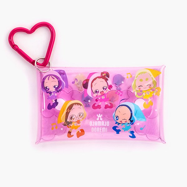 Ojamajo Doremi Chibi Characters Multi Case Bag Keychain Charm