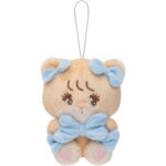 Mikko illustrations Latte Blue Ribbon Plushie