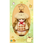 Little Mimi × Pompompurin Doll Keychain