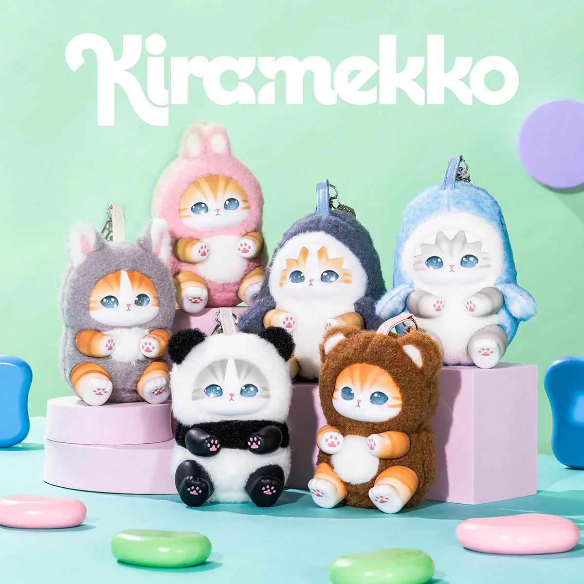 1D5A7E29-1849-42C0-AA58-43F2F35DDB4D Mofusand Kiramekko Plushie Blind Box - 1 Random - Image 1