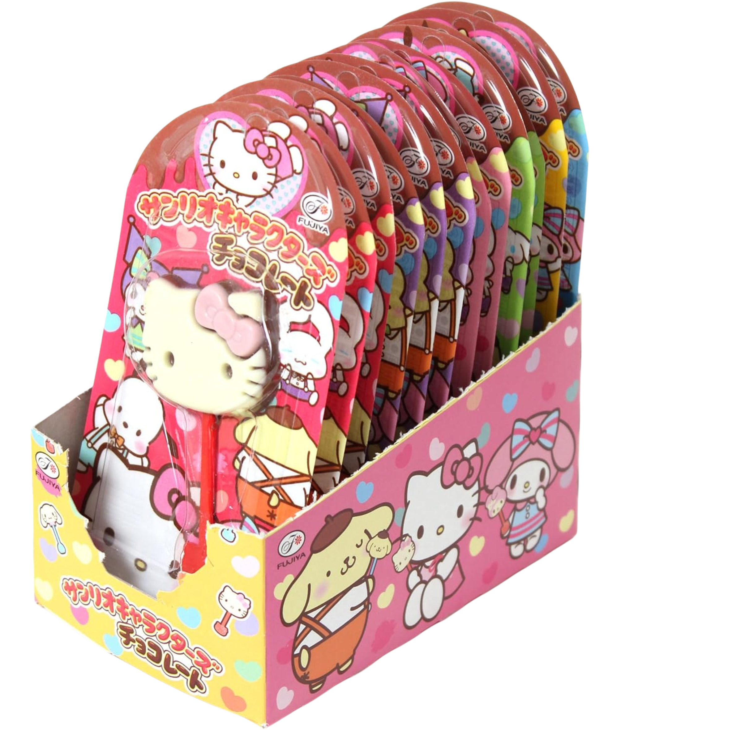 4 Sanrio Characters Lollipop Chocolate - Image 1