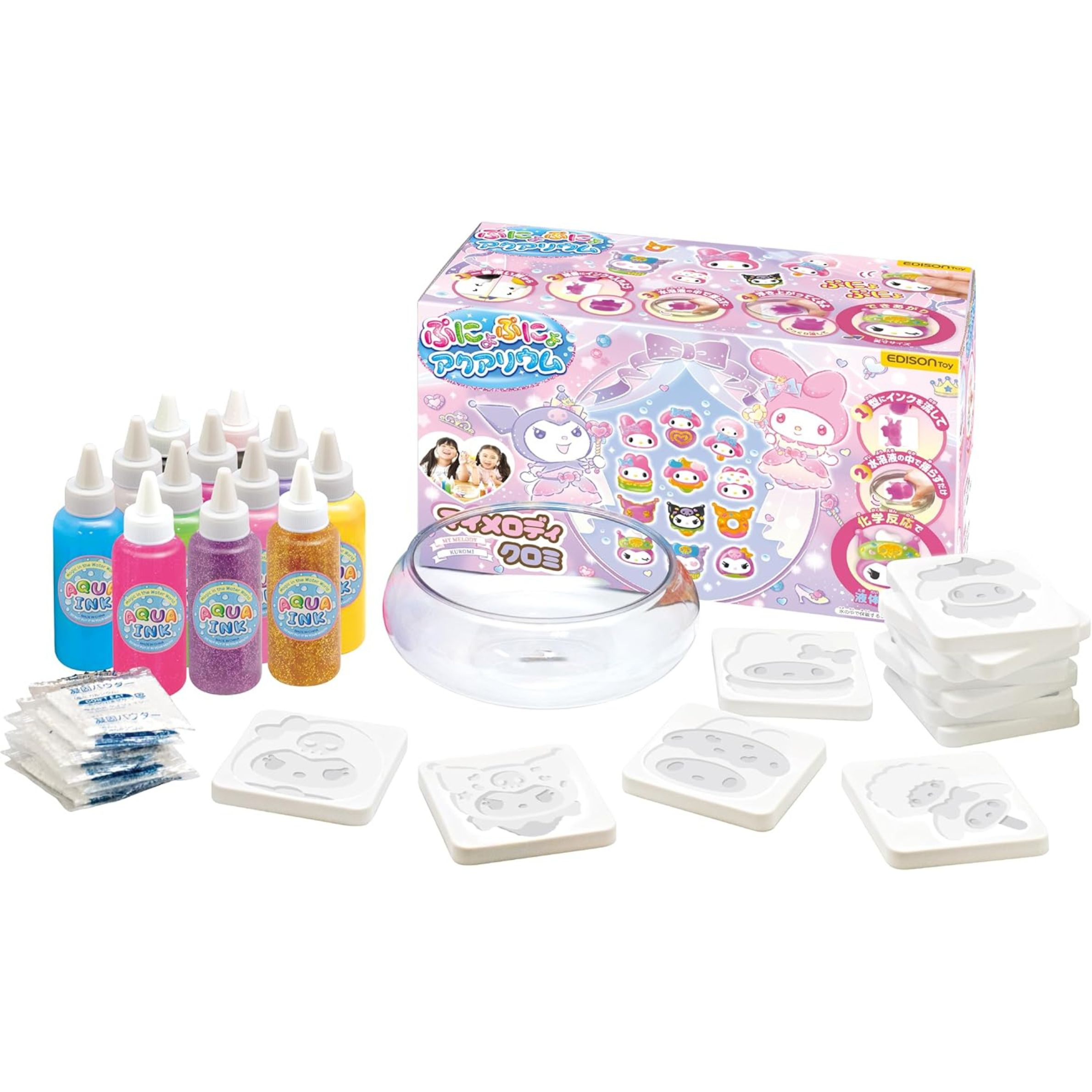 5 My Melody & Kuromi DIY TOY Squishy Aquarium - Image 1