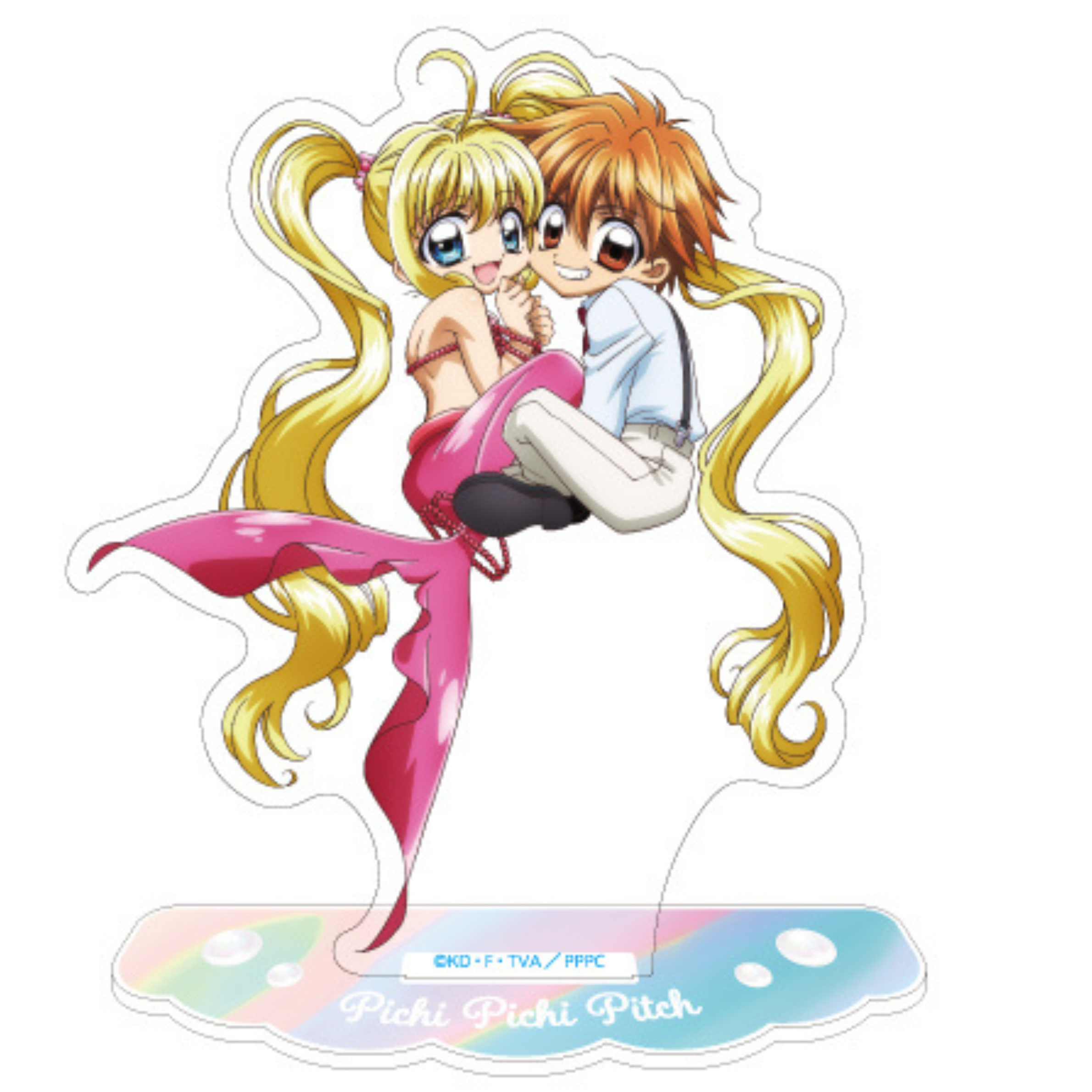 6 Mermaid Melody Pichi Pichi Pitch Lucia and Kaito Acrylic Stand - Image 1