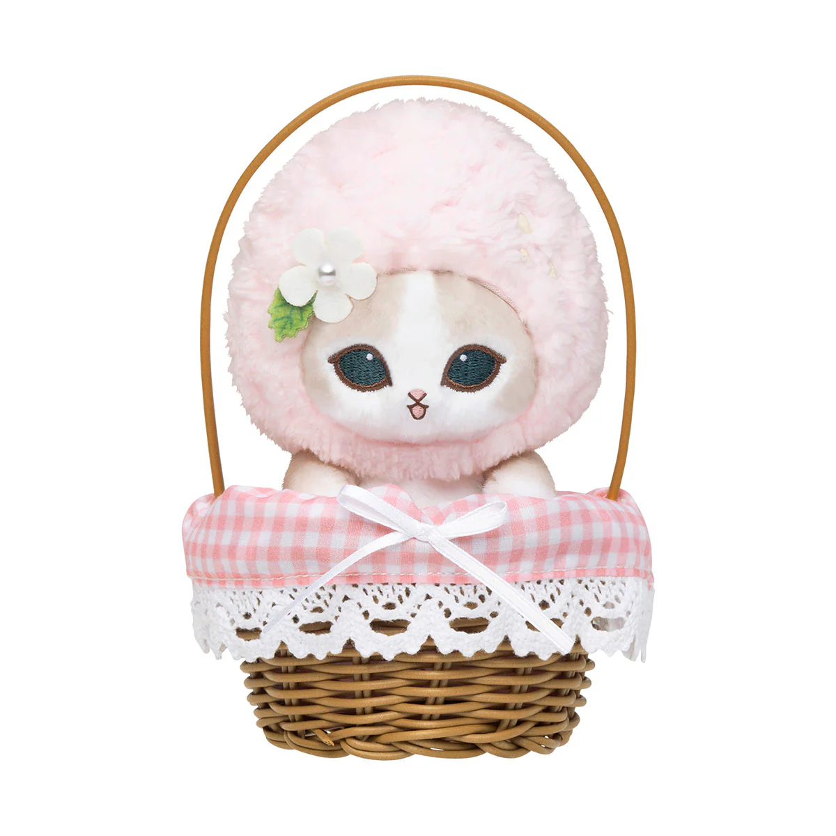 IMG_0241 Mofusand MERCI STRAWBERRY Basket Plush (Pink Strawberry) - Image 1