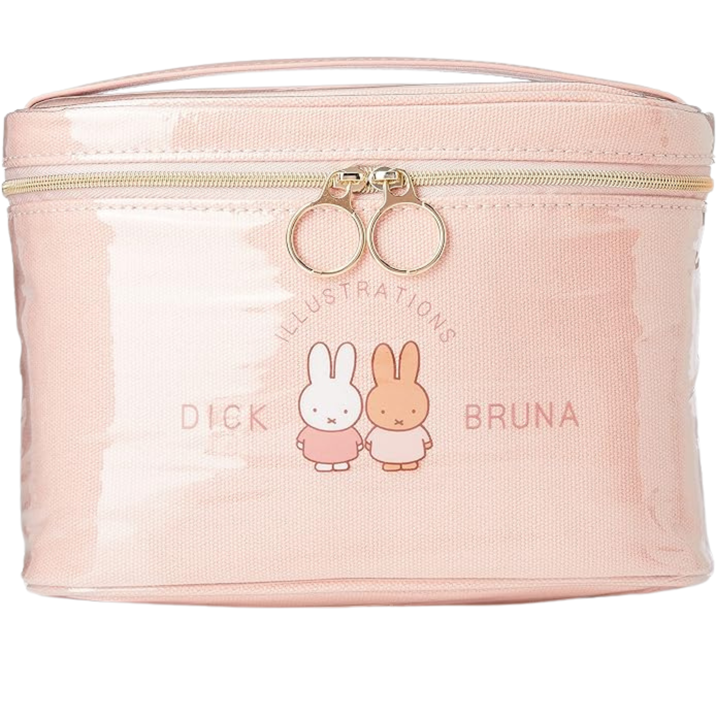 Untitled design - 5 Miffy Clear One Point Series Vanity Pouch - Pink - Image 1