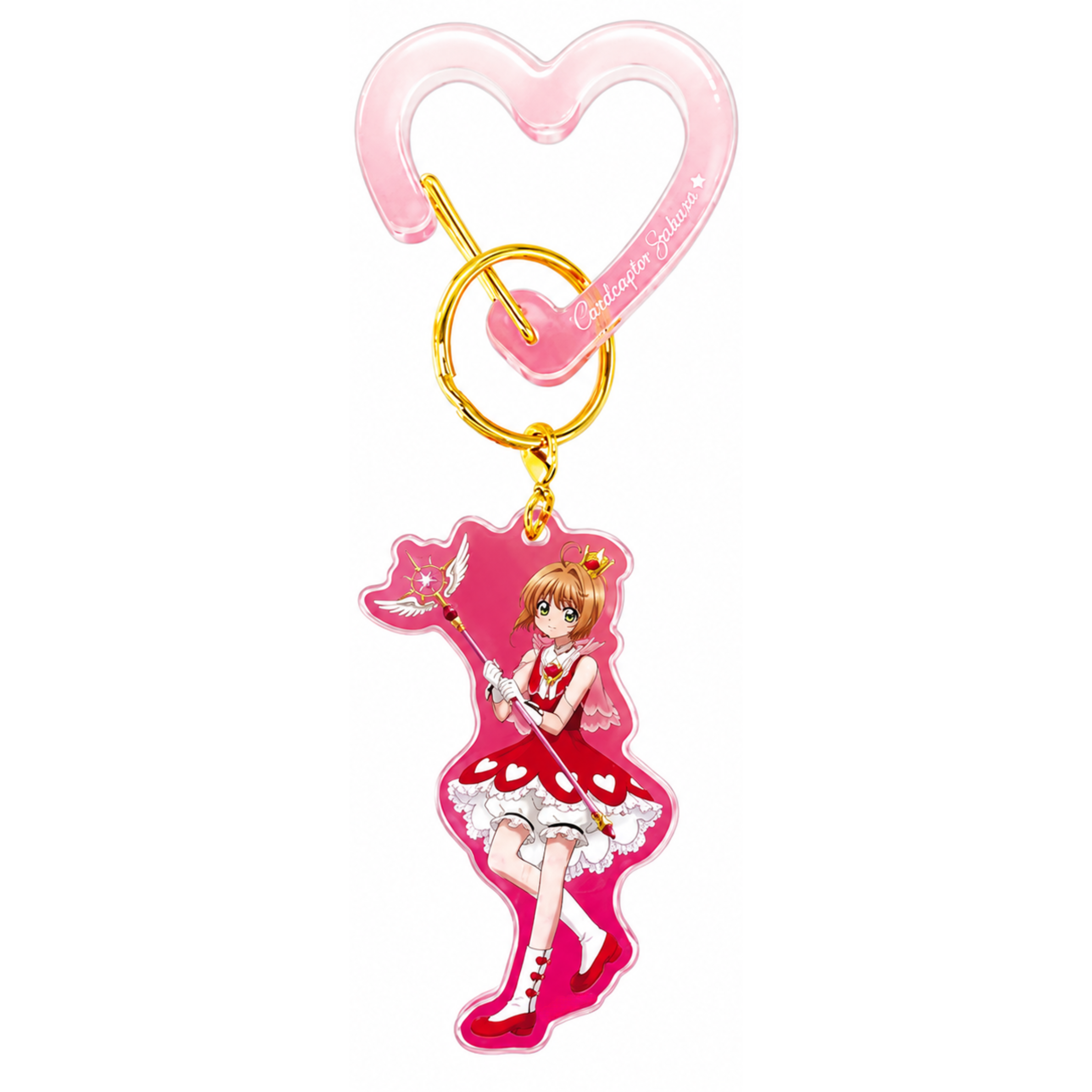 Your paragraph text Cardcaptor Sakura Acrylic Heart Keyholder - Image 1