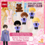 Ouran High School Host Club Plush Pin Badge Blind Bag