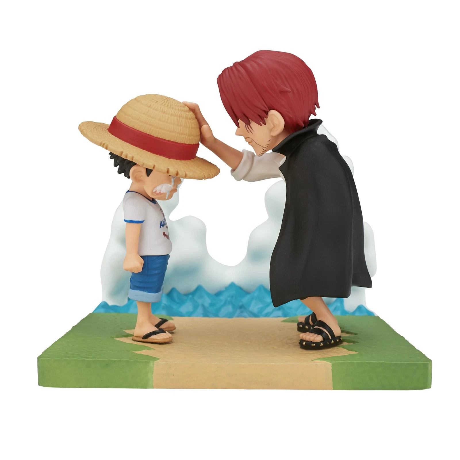 s-l1600 ONE PIECE Log Stories – Monkey D. Luffy & Shanks Figure - Image 1